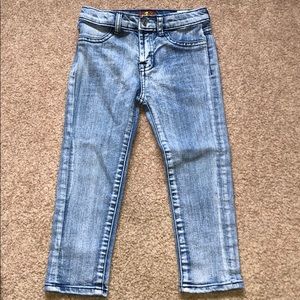 7 for All Man Kind toddler jeans